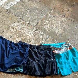 Fila tennis skirts.